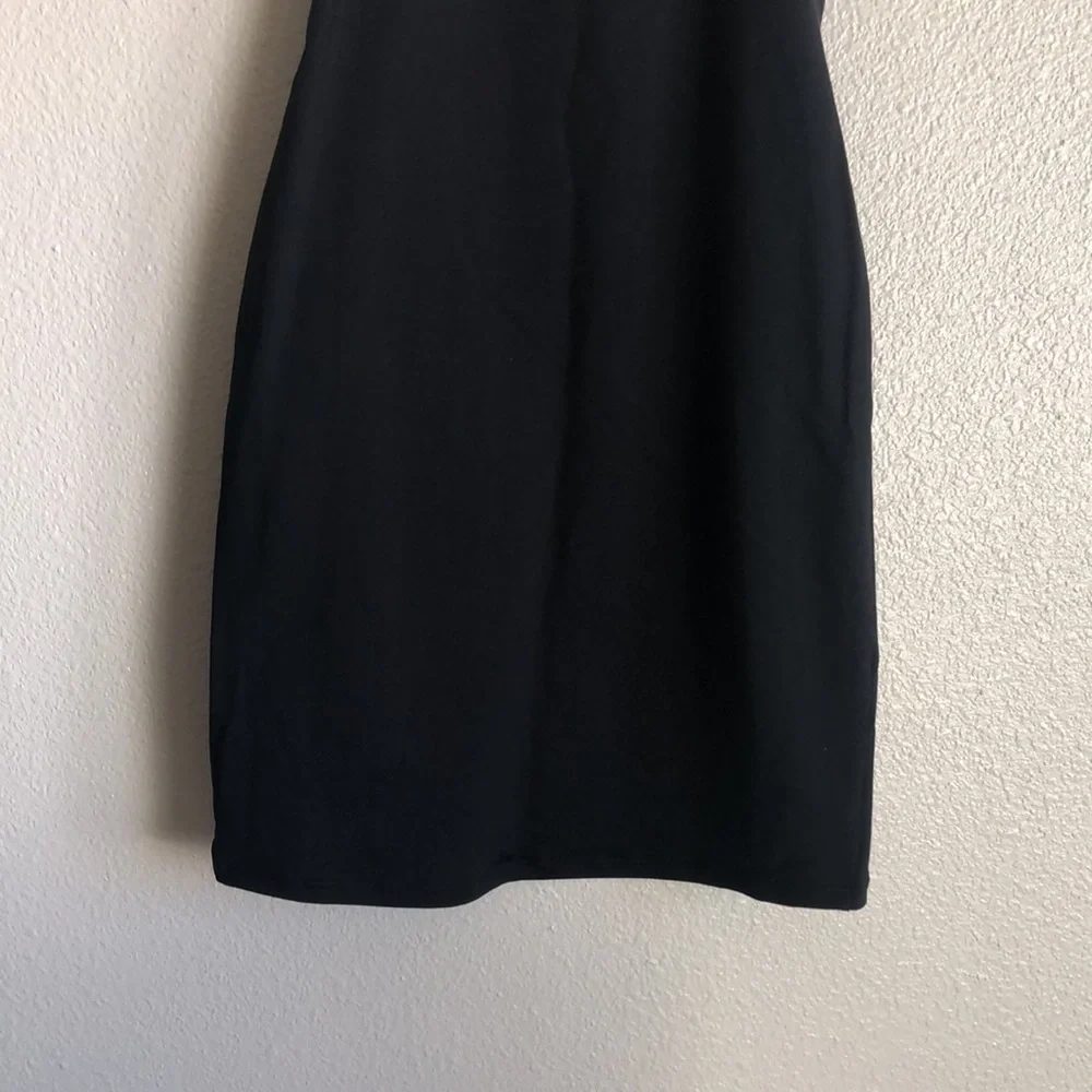 SKIMS Swim Tank Dress in Onyx (Size S)